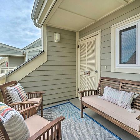 Beachfront Condo With Unobstructed Ocean Views! Oak Island Eksteriør billede