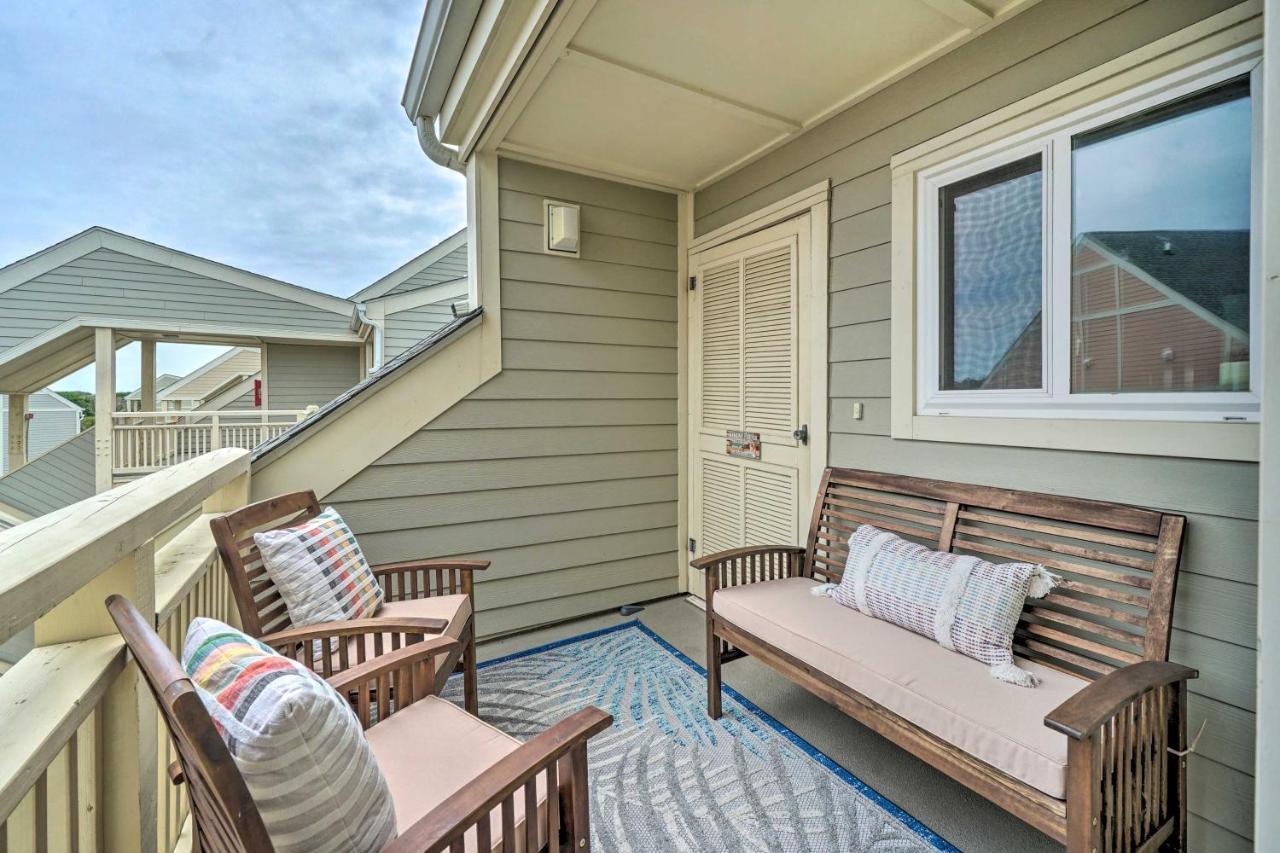 Beachfront Condo With Unobstructed Ocean Views! Oak Island Eksteriør billede