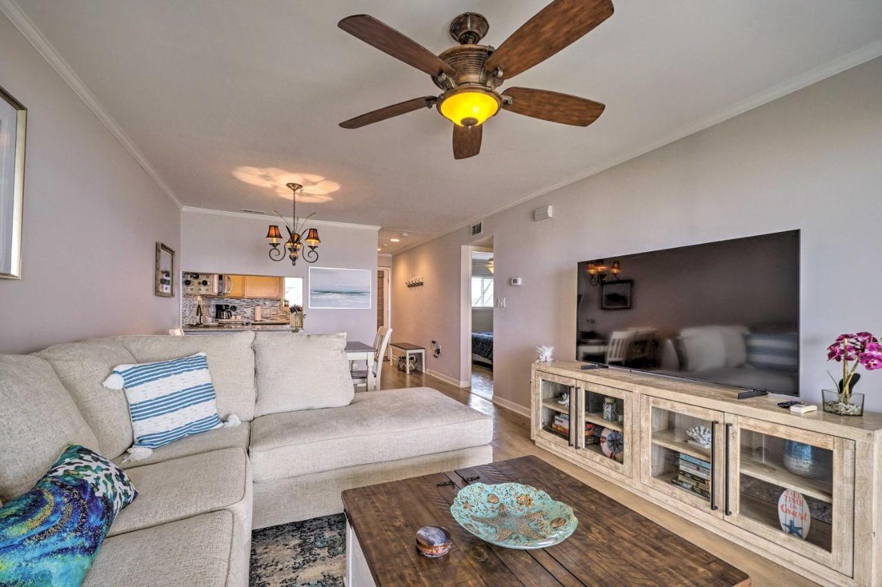 Beachfront Condo With Unobstructed Ocean Views! Oak Island Eksteriør billede