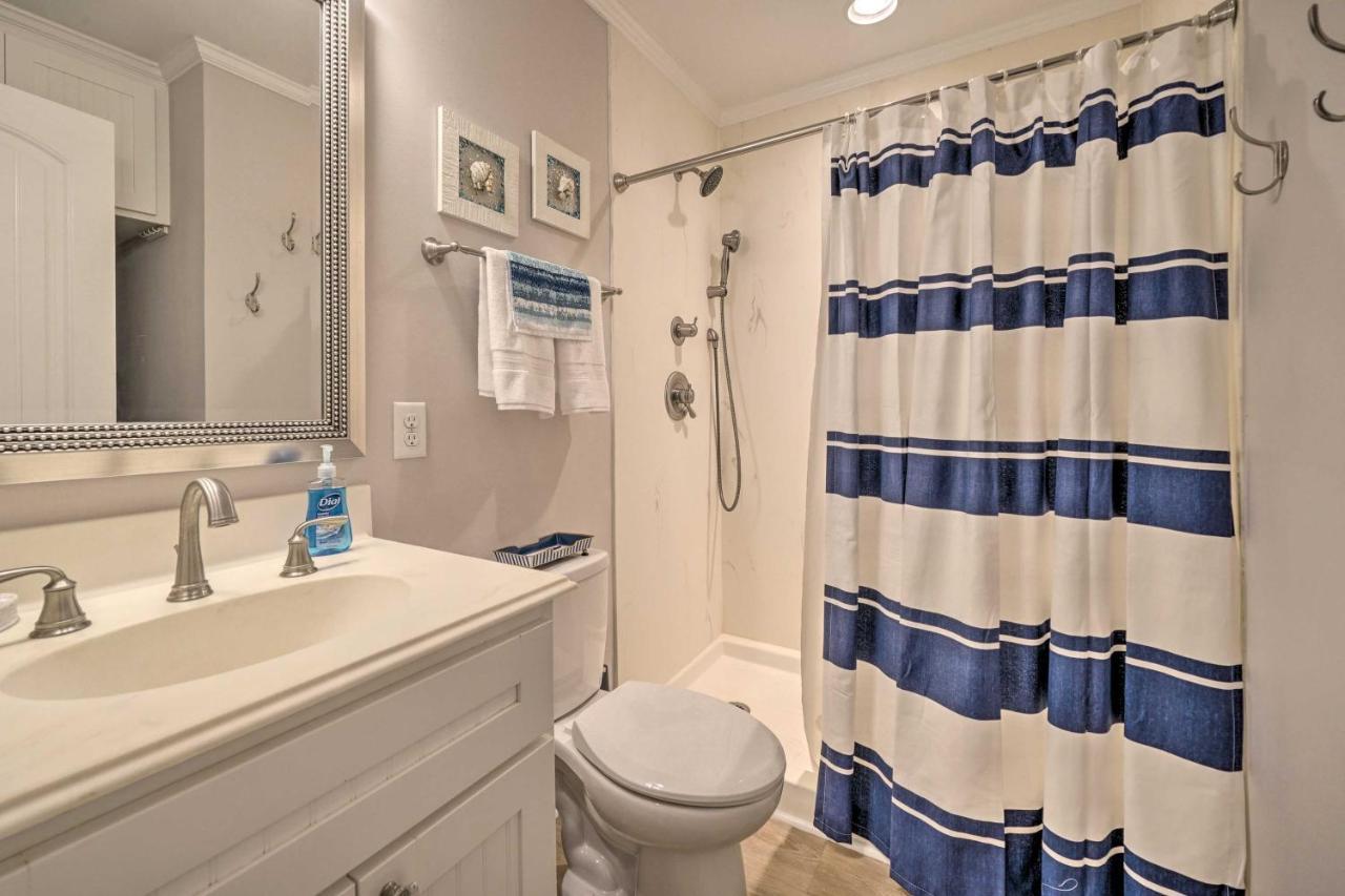 Beachfront Condo With Unobstructed Ocean Views! Oak Island Eksteriør billede